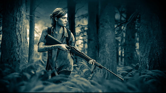 The Last of Us II, The Last of Us 2, The Last of Us Part 2, Ellie, jungle, The Last of Us, วอลล์เปเปอร์ HD HD wallpaper