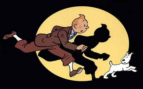 Serier, Tintins äventyr, HD tapet HD wallpaper