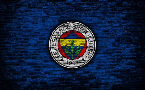 Calcio, Fenerbahçe S.K., emblema, logo, Sfondo HD HD wallpaper