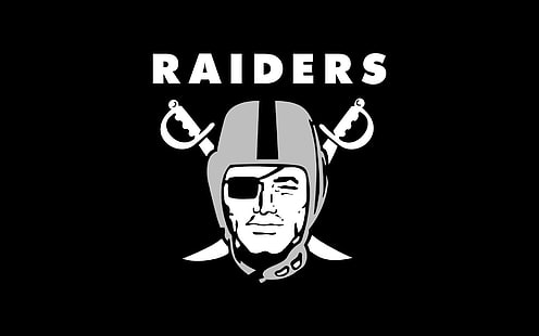 Logo Oakland Raiders, Football, Oakland Raiders, Fond d'écran HD HD wallpaper
