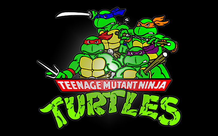 TMNT illustration, Teenage Mutant Ninja Turtles, Donatello (TMNT), Leonardo (TMNT), Michelangelo (TMNT), Raphael (TMNT), TMNT, HD wallpaper