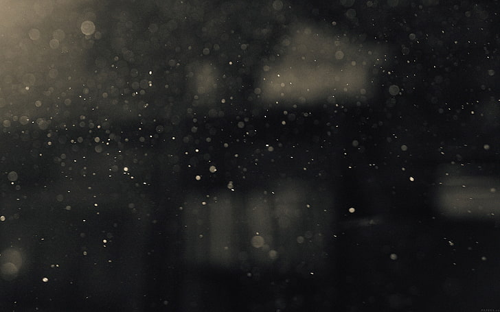Dark, bubble, bokeh, rain, drops, art, HD wallpaper | Wallpaperbetter