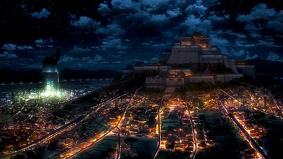 Anime, Kabaneri der Eisernen Festung, Stadt, Koutetsujou no Kabaneri, HD-Hintergrundbild HD wallpaper