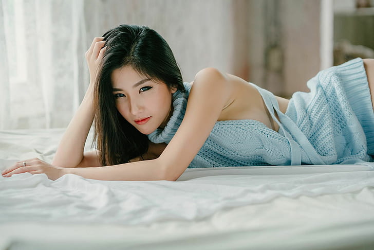 model, Ohly, Asian, Thailand model, Atita Wittayakajohndet, HD wallpaper