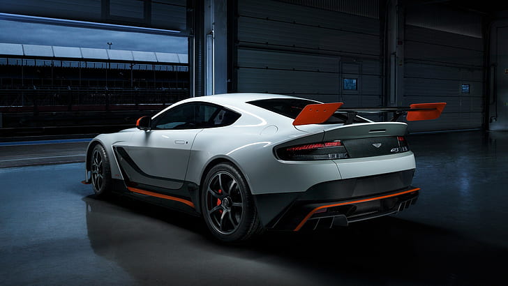 Aston Martin Vantage GT3, кола, гаражи, HD тапет