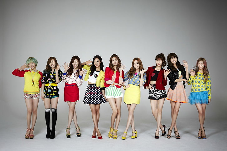 เสื้อผ้าคละสี, SNSD, Girls 'Generation, Tiffany Hwang, Kim Taeyeon, Seohyun, Jessica Jung, Kim Hyoyeon, Choi Sooyoung, Kwon Yuri, Im Yoona, Sunny, Asian, วอลล์เปเปอร์ HD