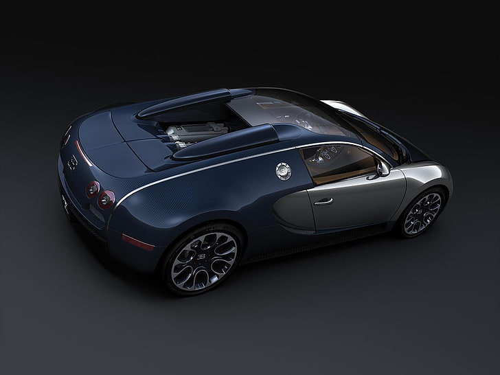 Bugatti 16.4 Veyron Centenaire Edition, 2009 bugatti veyron śpiewał bleu, samochód, Tapety HD