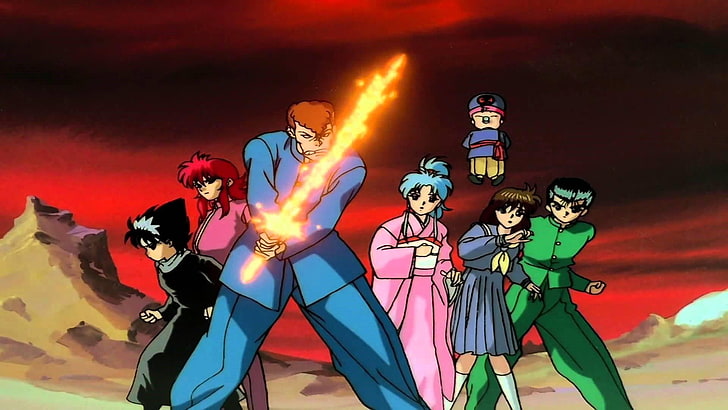 Anime, Cartoon, Jahre 90, Yu Yu Hakusho, HD-Hintergrundbild