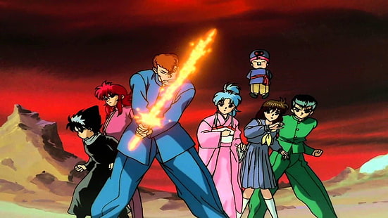 Anime, Cartoon, Jahre 90, Yu Yu Hakusho, HD-Hintergrundbild HD wallpaper