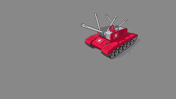 Lustiger Panzer, lustig, Panzer, HD-Hintergrundbild