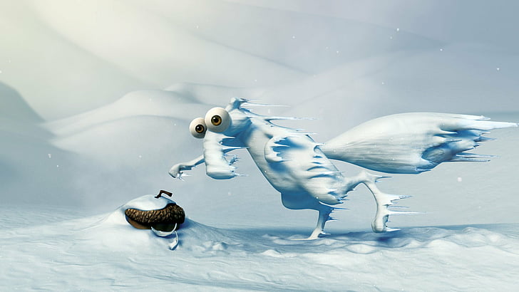 Ice Age, Bellota, Frozen, Scrat (Ice Age), Fondo de pantalla HD