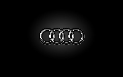 лого на Audi 1280x800 Автомобили Audi HD Art, Audi, лого, HD тапет HD wallpaper