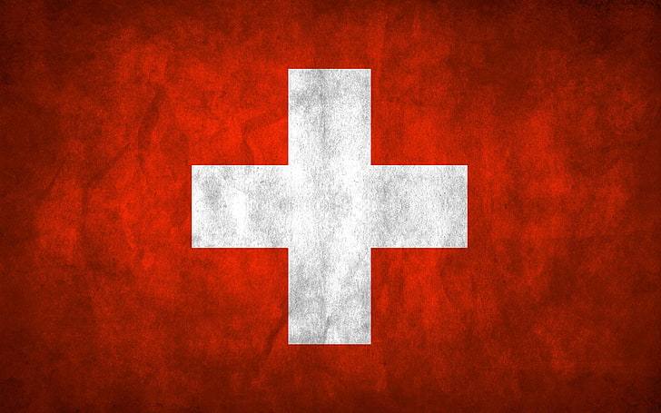 Flaggor, Schweiz flagga, Schweiz, Schweiz, HD tapet