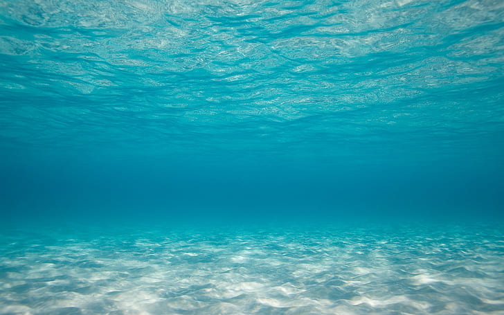 sand, water, the ocean, the bottom, Lazur, under water, HD wallpaper