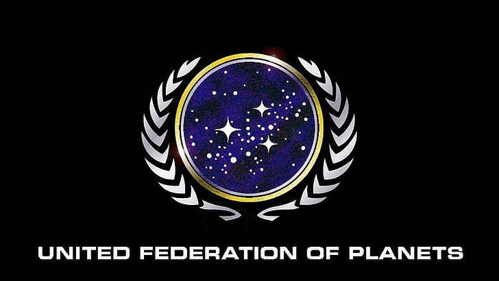 Logotipo da Federação Unida de Planetas, Star Trek, HD papel de parede