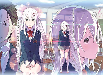 Anime, Re: ZERO - Başka Bir Dünyada Hayata Başlamak -, Echidna (Re: ZERO), Re: Zero, Subaru Natsuki, HD masaüstü duvar kağıdı HD wallpaper