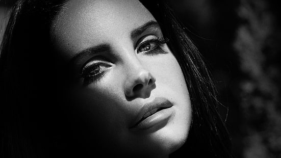 นักร้อง Lana Del Rey, Monochrome, วอลล์เปเปอร์ HD HD wallpaper