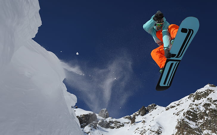 Extreme Snowboarding Adventure, snow, winter sport, snowboard, HD wallpaper