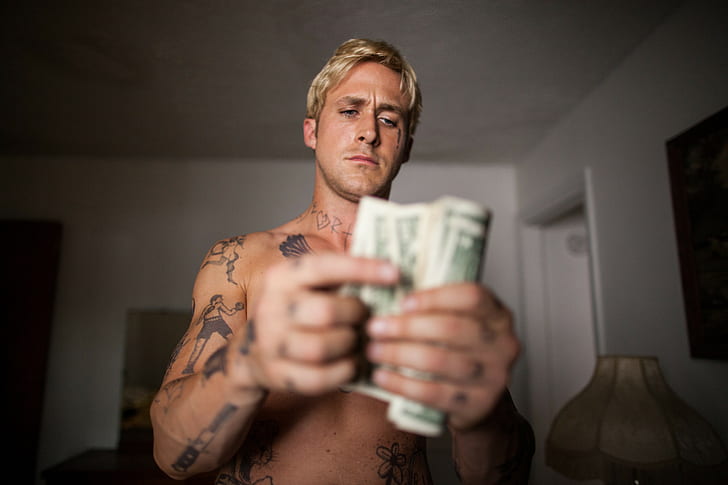 Ryan Gosling, The Place Beyond the Pines, tattoo, movies, HD wallpaper