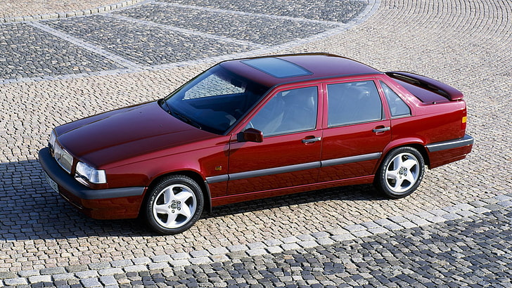Volvo, Volvo 850, Rotes Auto, Limousine, HD-Hintergrundbild
