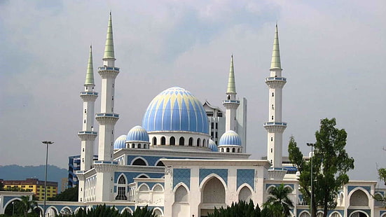 mezquita, masjid wilayah, kuala lumpur, malasia, masjid, islam, Fondo de pantalla HD HD wallpaper