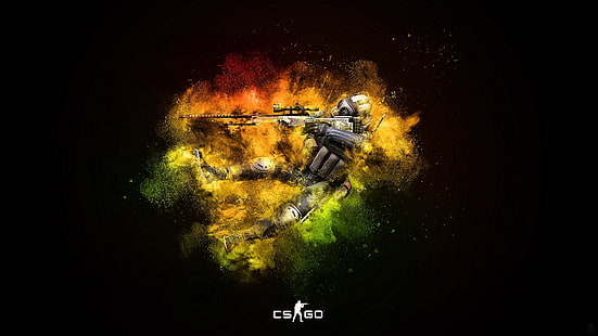CS GO, 반격 : 글로벌 공격, 예술 작품, 게임, HD 배경 화면 HD wallpaper