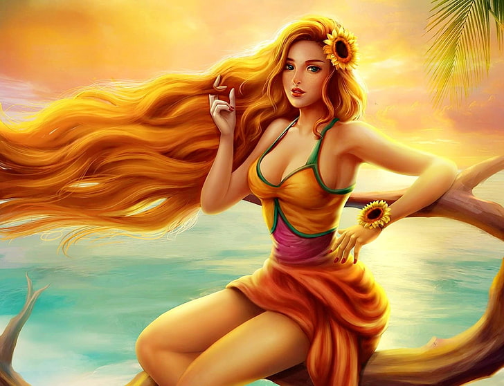 artwork, League of Legends, Leona (League of Legends), HD wallpaper