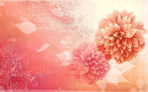 Vector picture, flower, petals, bud, pink, Vector, Picture, Flower, Petals, Bud, Pink, HD wallpaper HD wallpaper