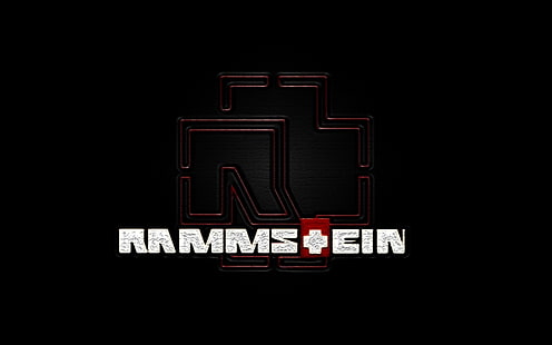 MMMS + CIN текст на черен фон, Rammstein, типография, минимализъм, музика, HD тапет HD wallpaper