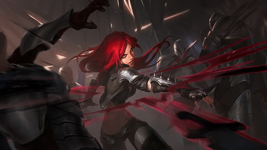 Videospiel, Legenden von Runeterra, Katarina (League Of Legends), HD-Hintergrundbild HD wallpaper