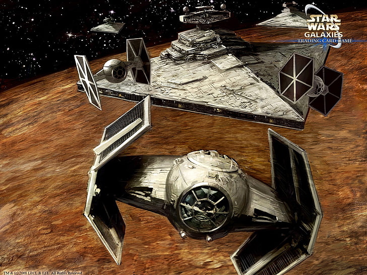 fantasy art, Star Wars, guerre stellari: impero in guerra, Star Destroyer, Sfondo HD