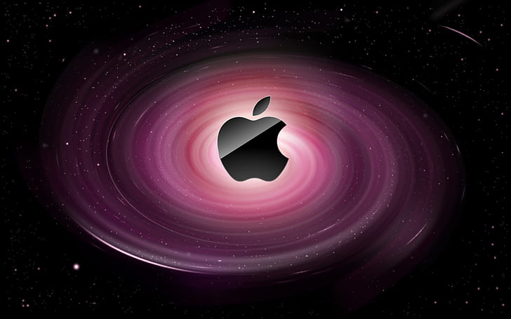 Apple swirl ungu, Apple, Purple, Swirl, Wallpaper HD