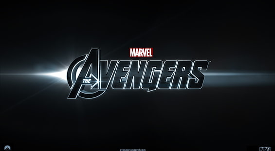 어벤져 스 (2012)-타이틀 화면, Marvel Avengers 로고, 영화, 어벤저 스, Marvel, 2012, HD 배경 화면 HD wallpaper