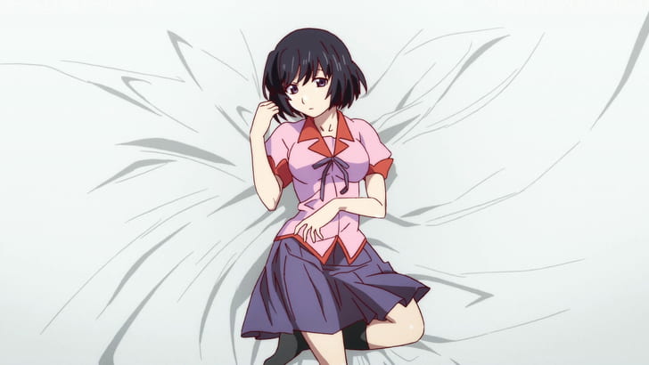 Anime, Monogatari (Serie), Tsubasa Hanekawa, HD-Hintergrundbild