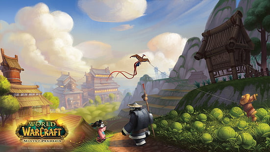 World of Warcraft, World of Warcraft: туманы Пандарии, видеоигры, HD обои HD wallpaper