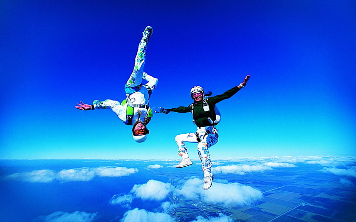 skydiving, HD wallpaper | Wallpaperbetter
