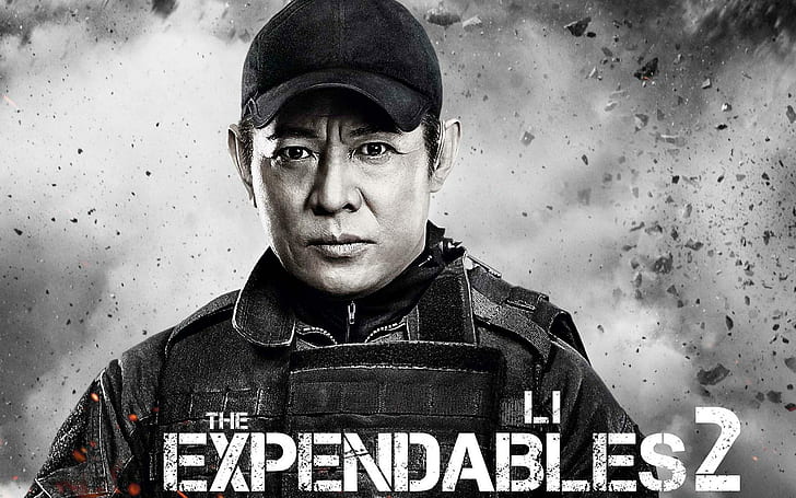 Jet Li in Expendables 2, expendables, movies, HD wallpaper