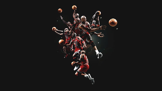 Michael Jordan, Bola Basket, Michael Jordan, Chicago Bulls, Legenda, Pemain, Wallpaper HD HD wallpaper