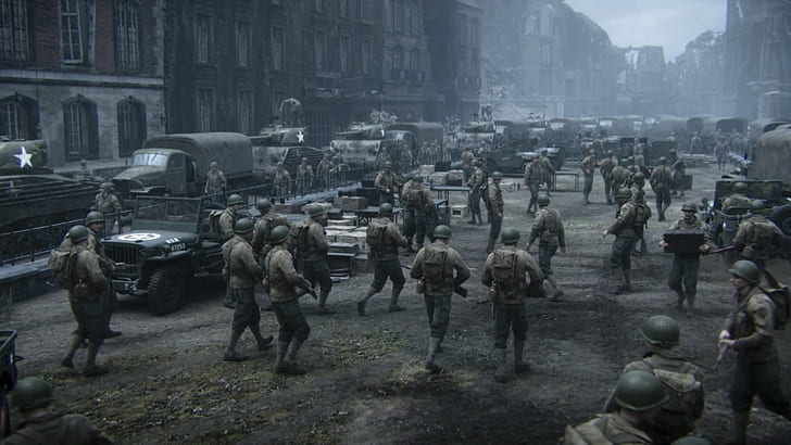 Call of Duty, Call of Duty: Segunda Guerra Mundial, soldado, Segunda Guerra Mundial, HD papel de parede