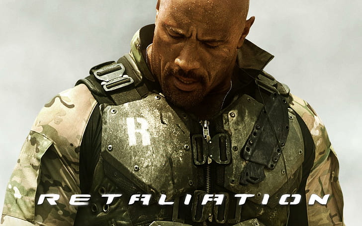 The Rock in GI Joe 2 Retaliation, rock, retaliation, movies, HD wallpaper