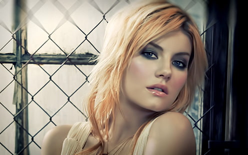 Элиша Катберт, женщины, актриса, блондинка, лицо, макияж, HD обои HD wallpaper