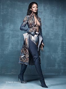 Rihanna ไม้มะเกลือนักร้องรอยสัก, วอลล์เปเปอร์ HD HD wallpaper