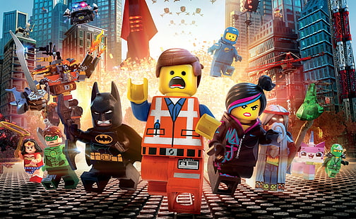 The Lego Movie 2014, Обои Lego Movie, Мультфильмы, Другие, Фильм, Lego, 2014, HD обои HD wallpaper