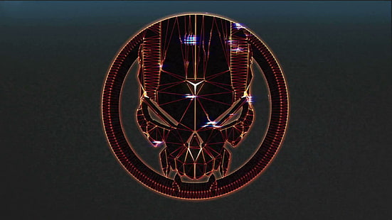 Blacklight Retribution Sci Fi Game Темный череп HD Desktop, коричневый круглый символ черепа, видеоигры, blacklight, темный, рабочий стол, игра, возмездие, череп, HD обои HD wallpaper