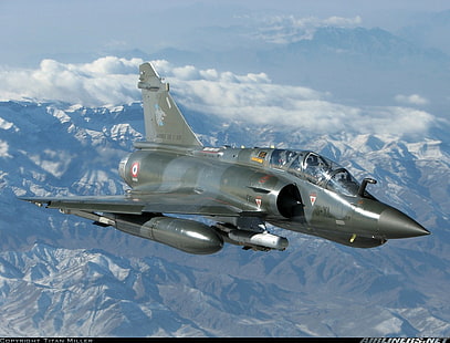 Mirage 2000, Düsenjäger, Flugzeug, Flugzeug, Militärflugzeug, Militär, Fahrzeug, HD-Hintergrundbild HD wallpaper