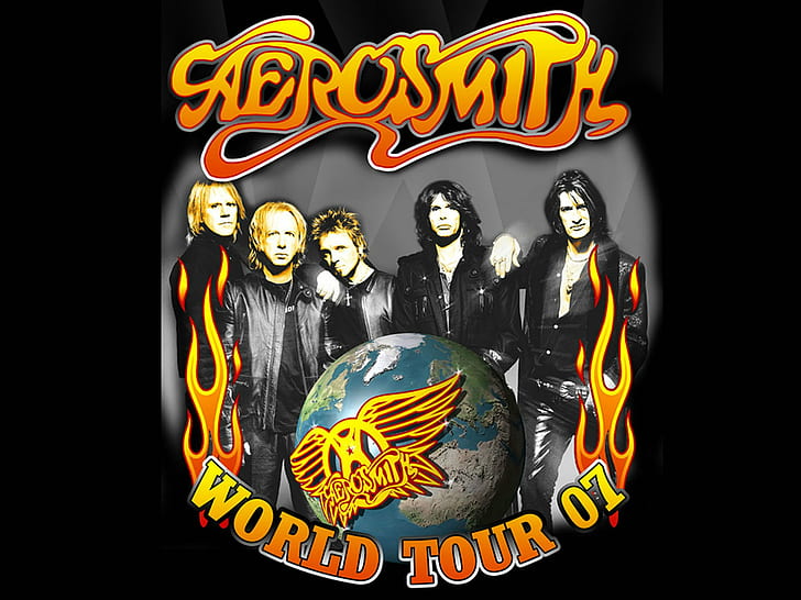 Aerosmith, Glam, Hard, Heavy, Metal, Rock, HD-Hintergrundbild