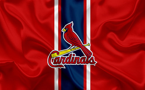 البيسبول ، سانت لويس كاردينالز ، شعار ، MLB، خلفية HD HD wallpaper