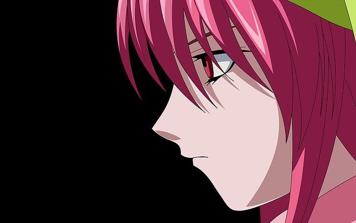 pink haired anime character, anime, character, hair, pink, face, HD wallpaper