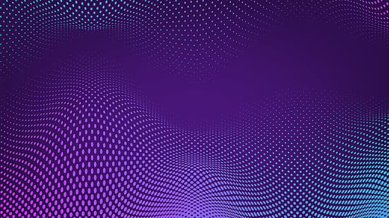 произведение искусства, голубой, пурпурный, точки, HD обои HD wallpaper