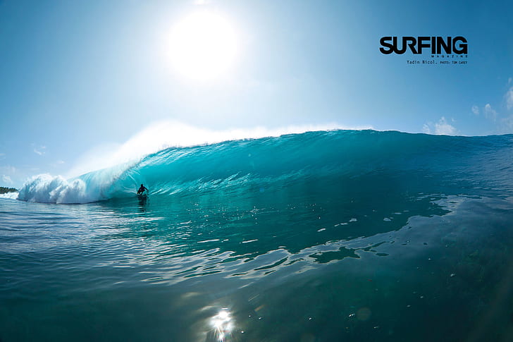 surfare, vågor, vatten, SURFER Magazine, HD tapet